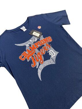 Detroit Tigers NWT 2011 ALDS Champions Women's MLB T-Shirt Soft as a Grape L
